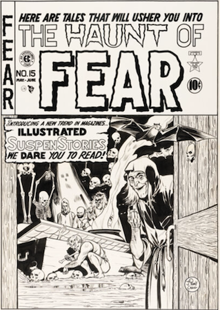 The Haunt of Fear #15 (#1): Cover art by Johnny Craig