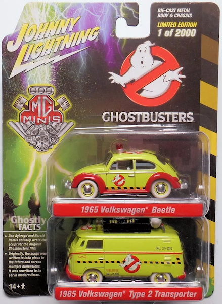 Johnny Lightning Ghostbusters
VW Beetle and Bus Two-Pack Chase Set. Click to appraise yours