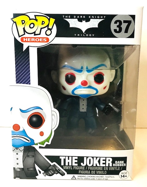 Funko Pop! #37 The Dark Knight Trilogy the Joker (Bank Robber). Click to sell or appraise one