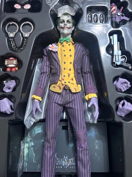 Batman Arkham Knight VGM27 1/6th Scale The Joker open box. Click to value or sell yours