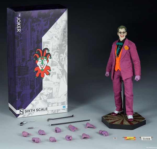 the Joker 1/6th Scale Figure out of the box. Click to sell or value one