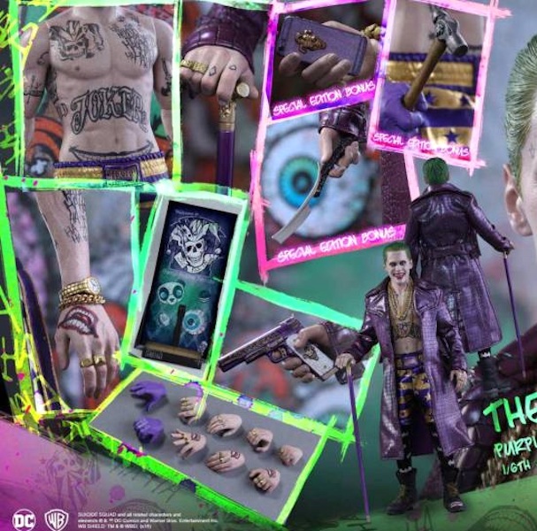 Suicide Squad MMS382 1/6th Scale Joker Purple Coat Exclusive Edition. Click for values
