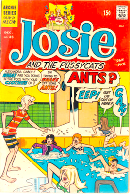 Josie and the Pussycats #45: 1st Pussycats band. Click to value or sell one