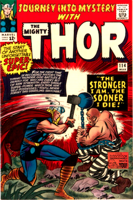 Journey into Mystery #114: 1st Absorbing Man. Click to sell or value yours