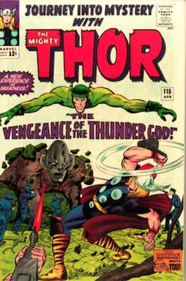 Journey into Mystery #115: Loki cover. Click to have your comic collection appraised