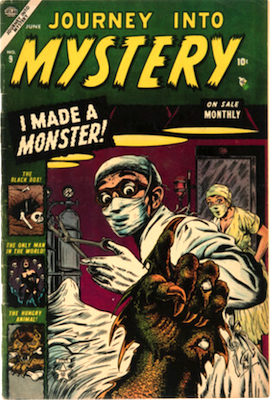 Journey into Mystery #9: pre-Code monster cover