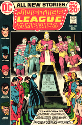 Justice League of America #100: 1st meeting of Silver Age and Golden Age Wonder Woman