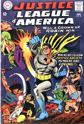 Justice League of America #55: 1st Silver Age Earth 2 Robin