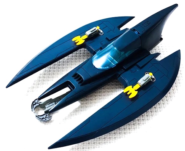 Batman the Animated Series Batplane out of the box. Click for a free valuation