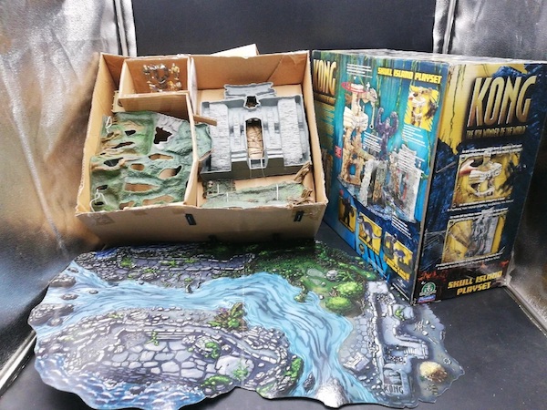 King Kong 8th Wonder of The World Skull Island Playset open box. Click to sell or value yours