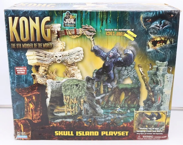 King Kong 8th Wonder of The World Skull Island Playset. Click to sell or value yours
