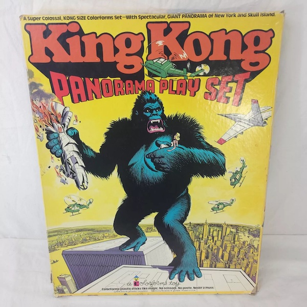 King Kong Panorama Colorform Play Set. Click to sell or appraise yours