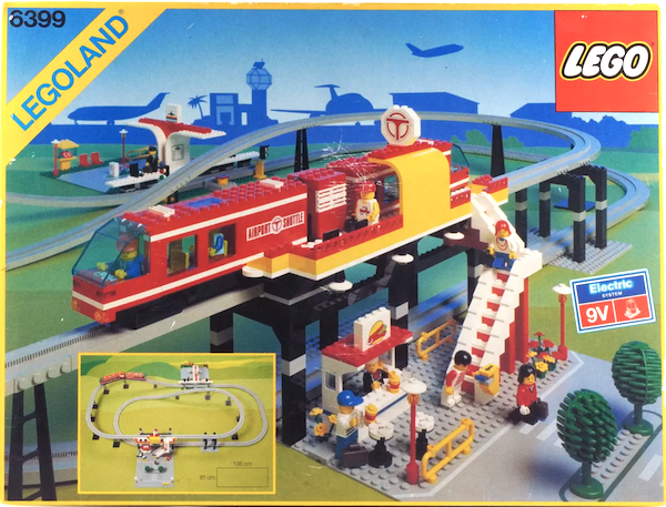 LEGO 6399 Airport Shuttle Monorail. Click to have yours appraised