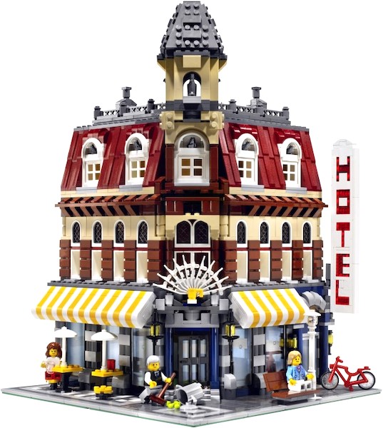 LEGO 10182 Advanced Models Cafe Corner out of the box. Click for a free appraisal