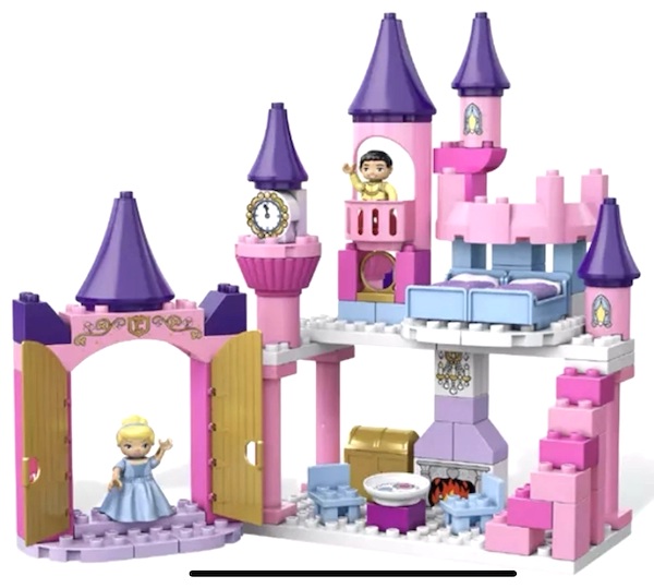 LEGO Duplo 6154 Disney Princess Cinderella's Castle assembled. Click to sell yours