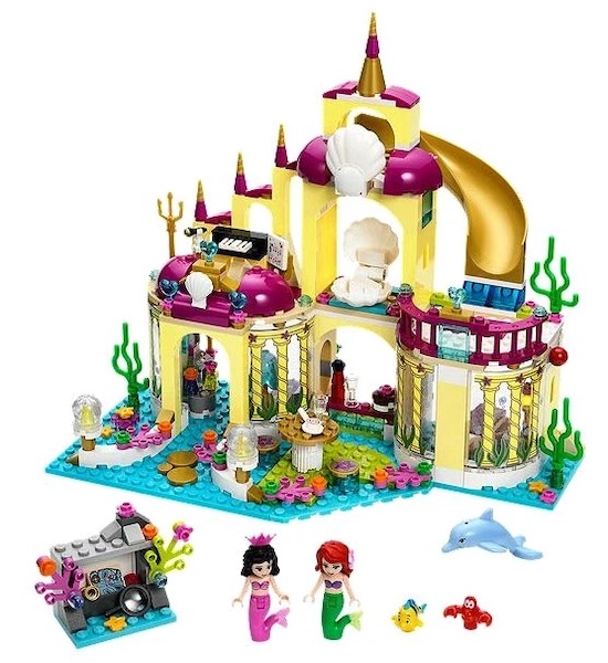 LEGO 41063 The Little Mermaid Ariel's Undersea Palace assembled. Click to value yours