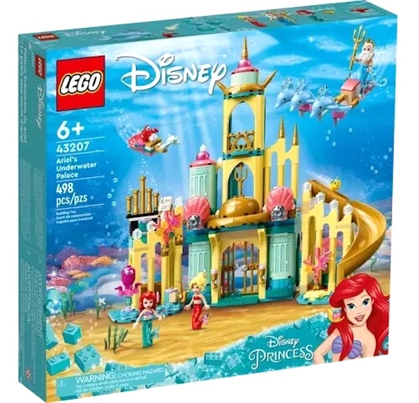 LEGO 43207 The Little Mermaid  Ariel's Underwater Palace. Click to get a valuation