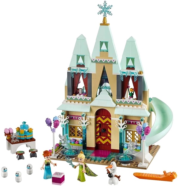 LEGO 41068 Frozen Arendelle Castle Celebration assembled. Click to value yours