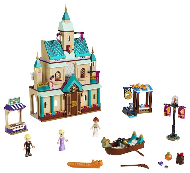 LEGO 41167 Frozen II Arendelle Castle Village assembled. Click to value yours