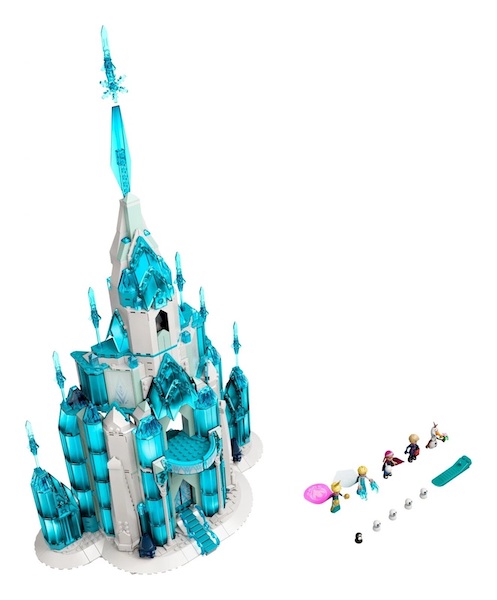LEGO 43197 Frozen The Ice Castle assembled. Click to value or sell one