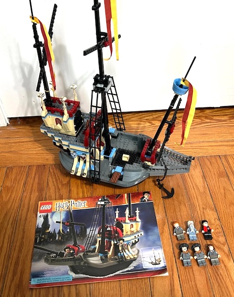 LEGO Harry Potter 4768 Goblet of Fire The Durmstrang Ship with Bonus Minifigures assembled. Click to get a free appraisal
