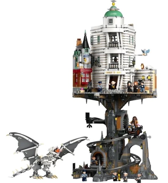 LEGO Harry Potter 76417 Gringotts Wizarding Bank Collectors' Edition assembled. Click to value one now