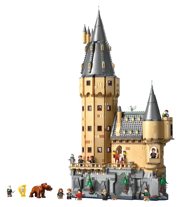 LEGO Harry Potter 76454 Hogwarts Castle: The Main Tower assembled. Click to sell or appraise yours