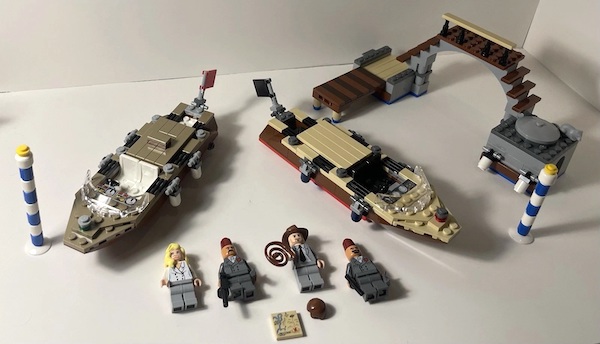 LEGO Indiana Jones 7197 Venice Canal Chase assembled. Click to value or sell yours