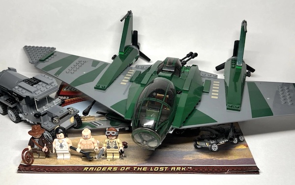 LEGO Indiana Jones 7683 Fight on the Flying Wing assembled. Click to sell yours today
