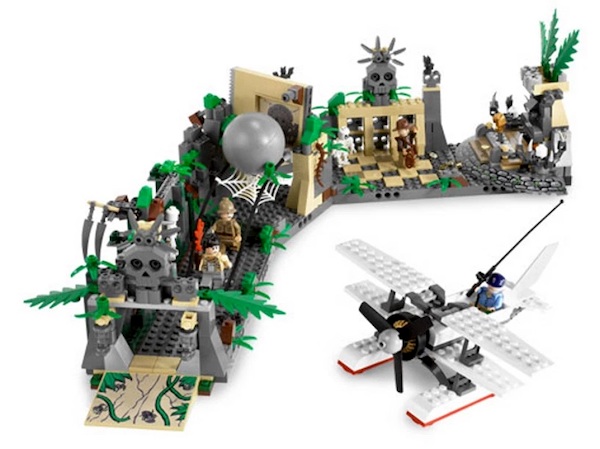LEGO Indiana Jones 7623 Temple Escape assembled. Click to sell or value yours