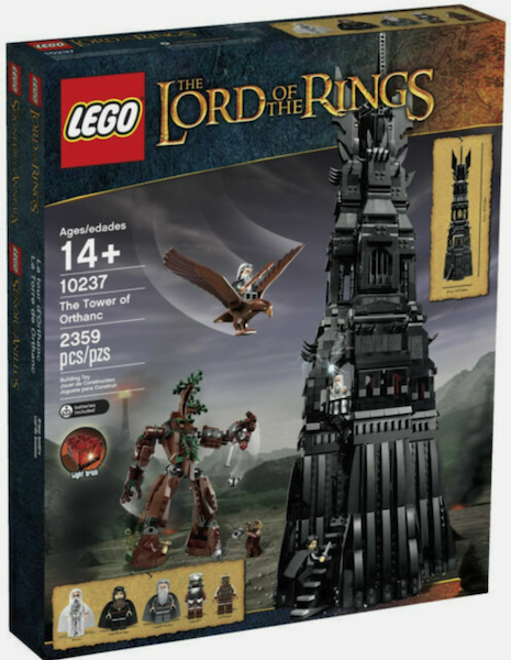 LEGO Lord of the Rings set Tower of Orthanc