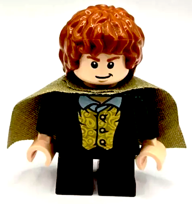 LEGO Lord of the Rings Minifigures Merry with dark orange hair