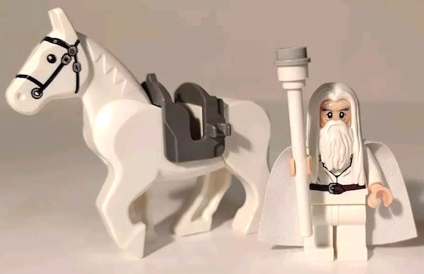 LEGO Lotr Minifigures Gandalf the White from Battle of the Black gate