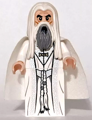 LEGO Lord of the Rings Minifigures Saruman with long robes from the Tower of Orthanc set