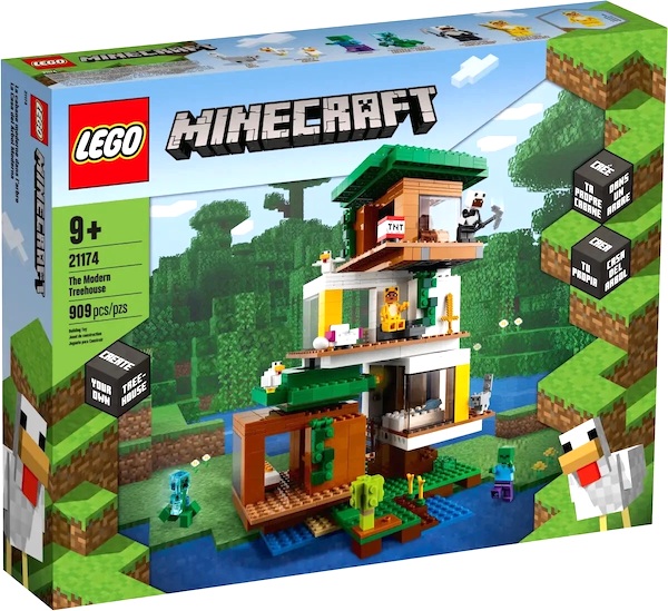 LEGO Minecraft 21174 The Modern Treehouse. Click to value one