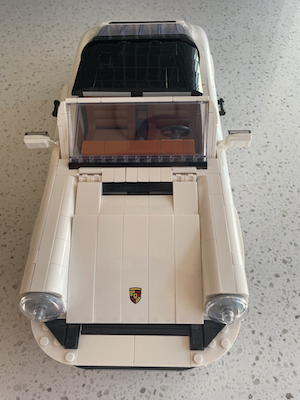 The LEGO Porsche 911 can be built as a Turbo or a Targa model