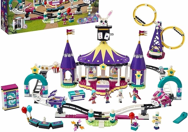 LEGO 41685 Friends Magical Funfair Roller Coaster assembled. Click to value your LEGO