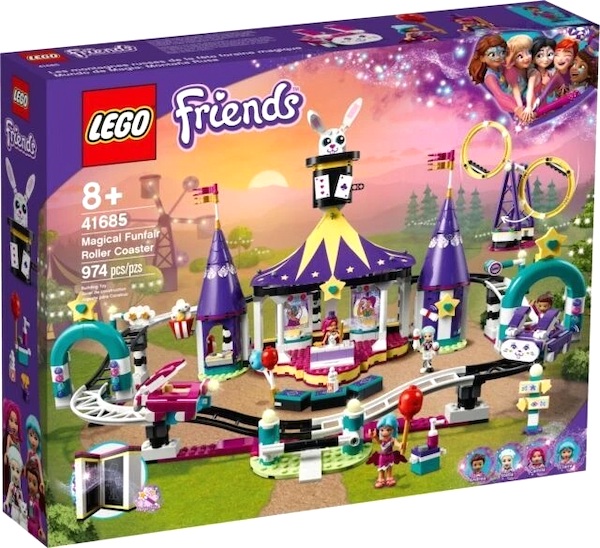 LEGO 41685 Friends Magical Funfair Roller Coaster