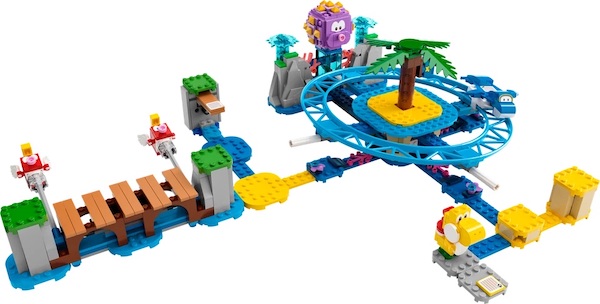 LEGO 71400 Super Mario Big Urchin Beach Ride assembled. Click to sell yours
