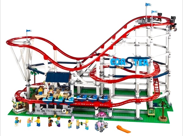 LEGO 10261 Creator Expert Roller Coaster assembled. Click to sell or appraise your LEGO collection