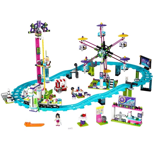 LEGO 41130 Friends Amusement Park Roller Coaster assembled. Click to value or sell