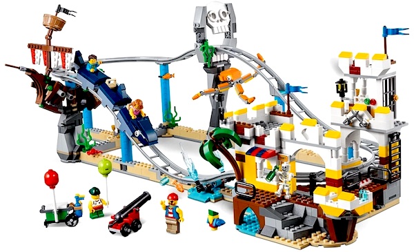 LEGO 31084 Creator Pirate Roller Coaster assembled. Click to value yours or sell it