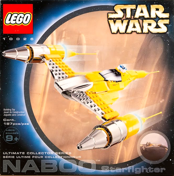 LEGO Star Wars 10026 Naboo Starfighter (2002). Click to have yours appraised free