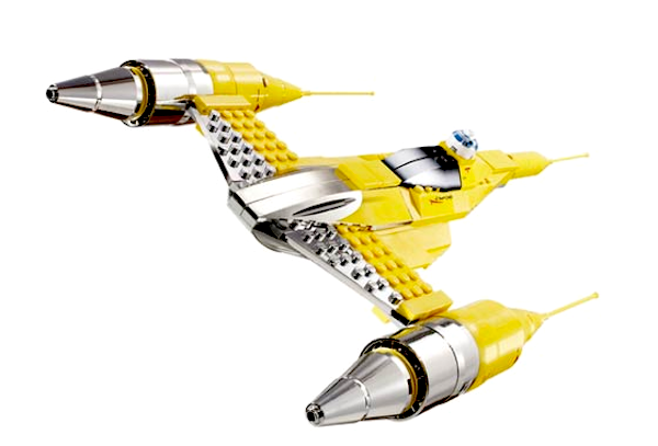 LEGO Star Wars 10026 Naboo Starfighter built. Click to have yours appraised free