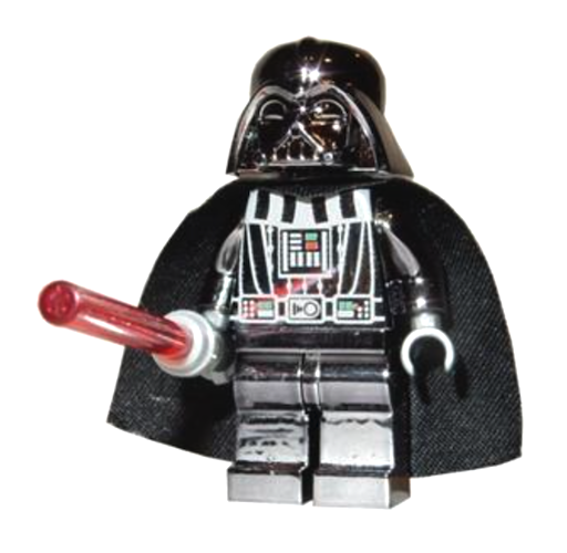 LEGO Star Wars 10th Anniversary Chrome Darth Vader removed from bag. Click to appraise yours