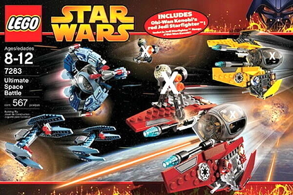 LEGO STAR WARS 7283 Ultimate Space Battle (2005). Click for a free valuation