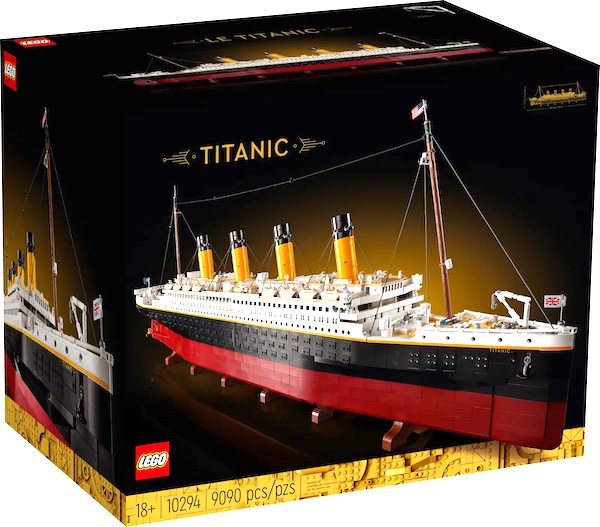 LEGO Titanic outer box LEGO Titanic outer box