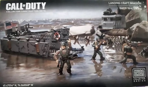 Mega Bloks Call of Duty Landing Craft Invasion. Click to appraise your Call of Duty toys