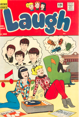 Laugh Comic #166: Beatles cover. Click to value or sell yours