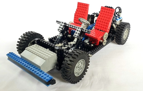 LEGO 8860 Technic Car Chassis assembled. Click to value or sell